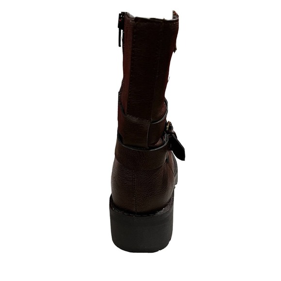 Sun + Stone Women’s Size 5 Stella Leather Zipper Booties Ankle Boots Sho… - Picture 5 of 6